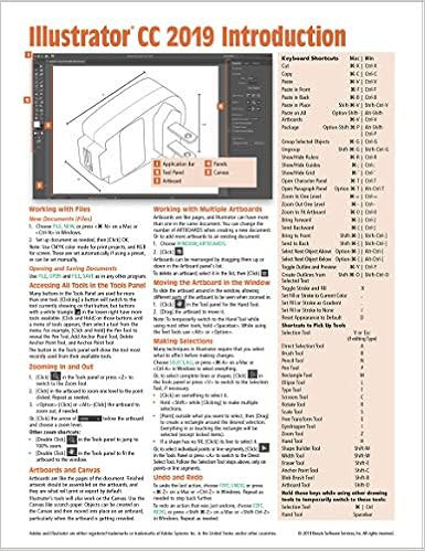 Download Adobe Illustrator CC 2019 Introduction Quick Reference Guide ...