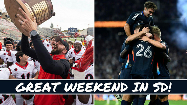 Weekend Reaction: SDFC win first playoff game with no Chucky! SDSU FB ...