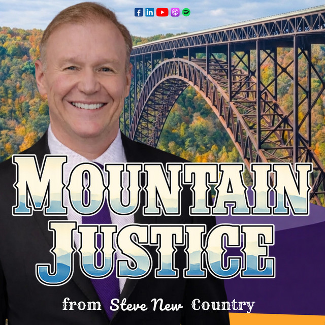 Mountain Justice podcast cover — from Steve New Country