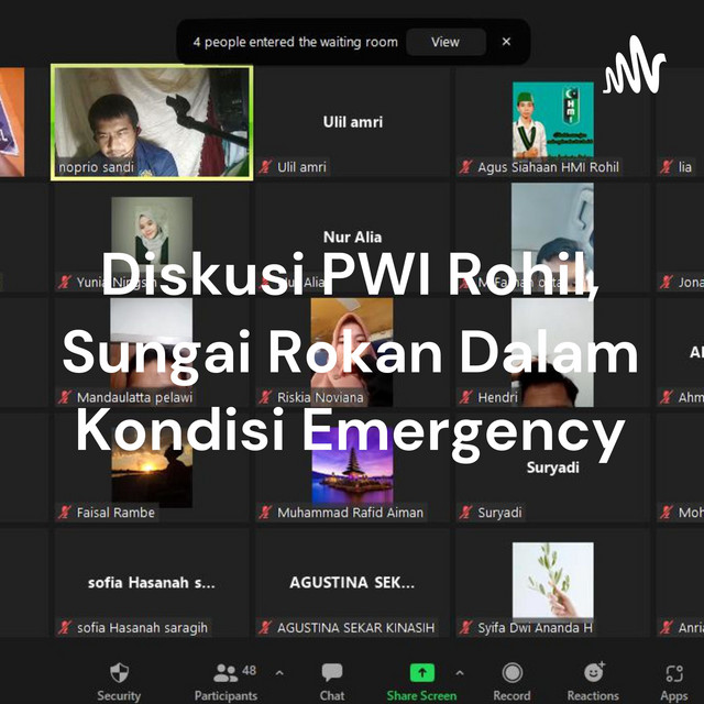 Diskusi PWI Rohil, Sungai Rokan Dalam Kondisi Emergency | Podcast on ...
