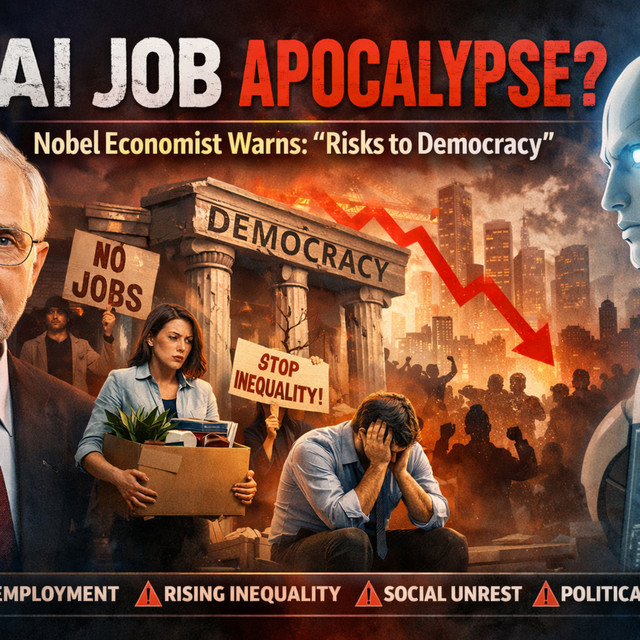 AI Job Apocalypse Nobel Economist Warns of Rising Risks to Democracy ...
