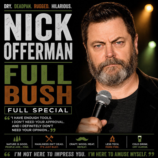 Nick Offerman - Full Bush Full Special (Stand-up Comedy)