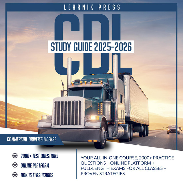 CDL Study Guide 2025-2026: Your All-In-One Course, 2000+ Practice ...
