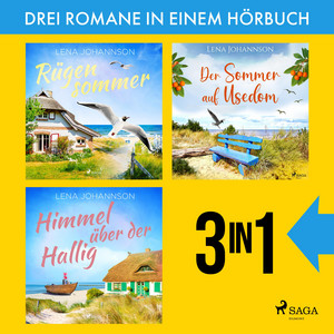 Rügensommer, Der Sommer auf Usedom & Himmel über der Hallig: Drei Sommer-und-Meer-Romane der Bestsellerautorin