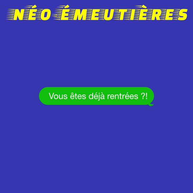 ⚡️Vous êtes déjà rentrées ?!