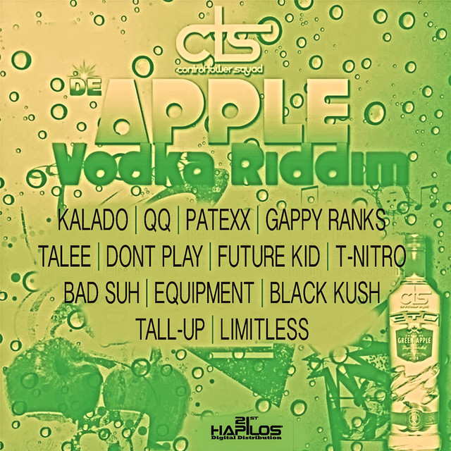 De Apple Vodka Riddim V.2 Albumcover