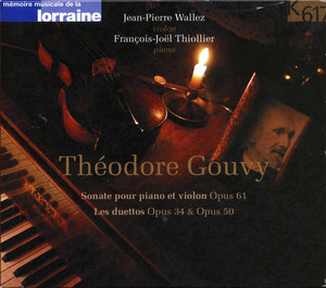 Gouvy: Violin Sonata, Op. 61 & Duets, Opp. 34 & 50 album