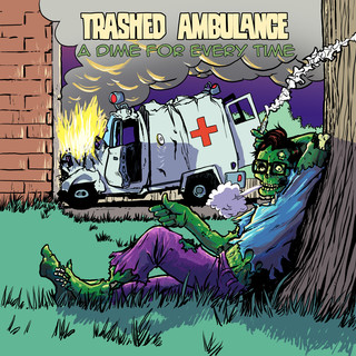 Trashed Ambulance Photo