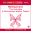 Mendelssohn: The Hebrides / A Midsummer Night’s Dream (1000 Years Of Classical Music, Vol. 37) cover