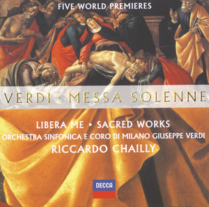 Verdi: Messa Solenne / Libera me / Sacred Works cover
