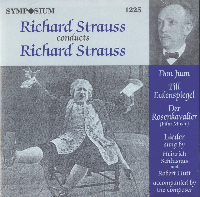 Richard Strauss Conducts Richard Strauss (1917-1926) Albumcover