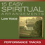 15 Easy Spiritual Arrangements, Low Voice (Performance Tracks) Albumcover