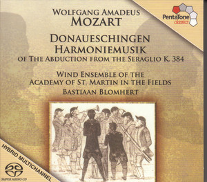 Donaueschingen Harmoniemusik of the Abduction from the Seraglio K. 384 cover