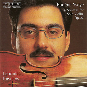 Six Sonatas for Violin Solo, op. 27 cover