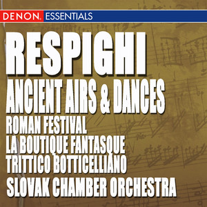 Ancient Airs and Dances / Trittico Botticelliano cover