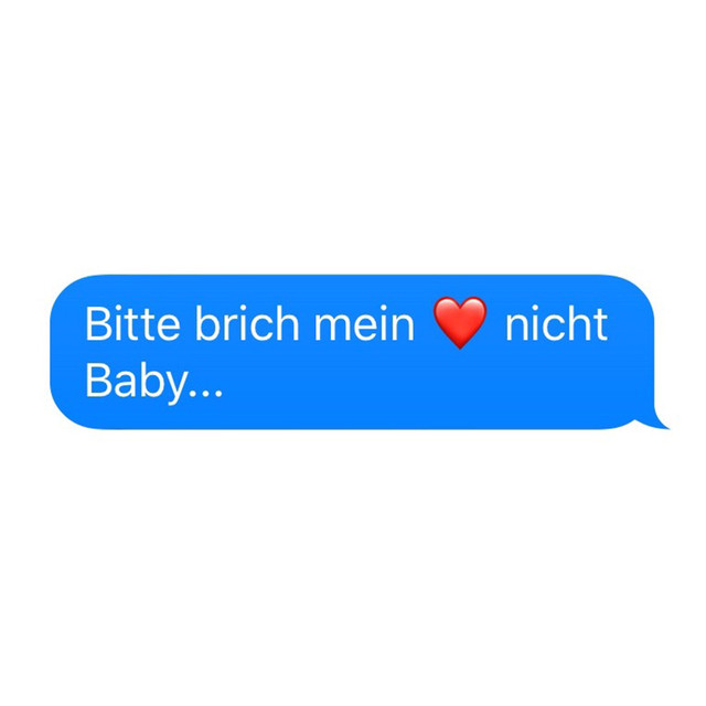 Bitte Brich Mein Herz Nicht Baby cover