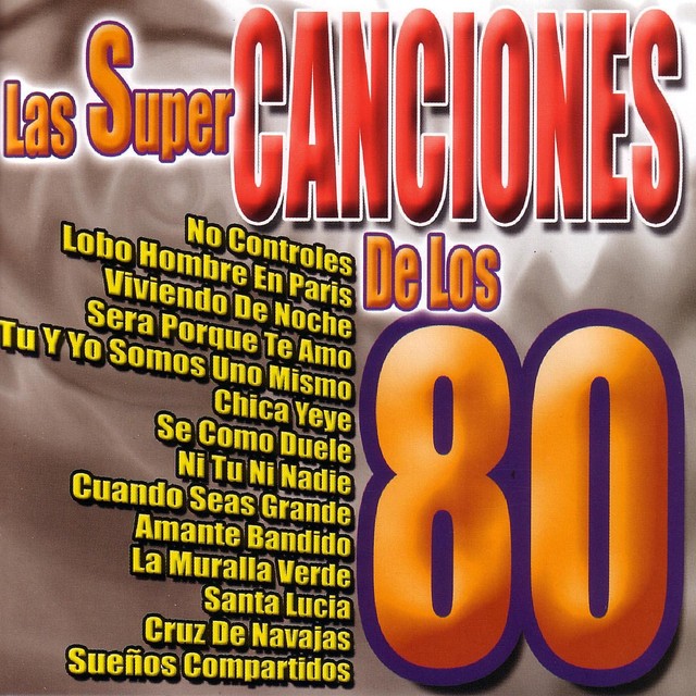 Las Super Canciones de los 80 cover