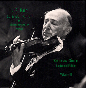 Bach: 6 Sonatas (Partitas) for Unaccompanied Violin, Vol. 2 album