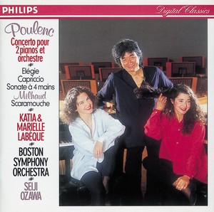 Katia Lab&egrave;que & Marielle Lab&egrave;que & Boston Symphony Orchestra & Seiji Ozawa