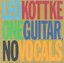 One Guitar, No Vocals cover