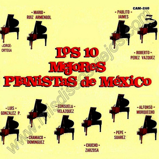 Los 10 Mejores Pianistas de Mexico Albumcover