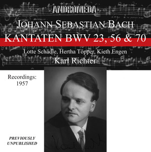 Bach: Cantatas BWV 23, 56, & 70 album