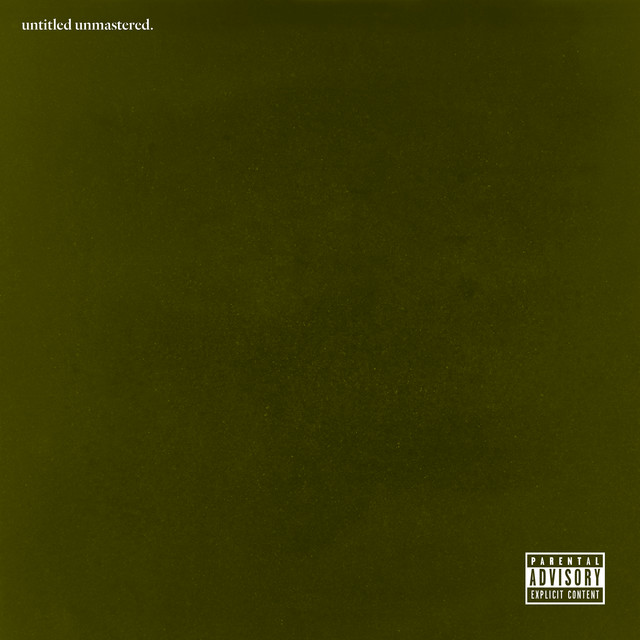 Resultado de imagen para untitled unmastered kendrick spotify"