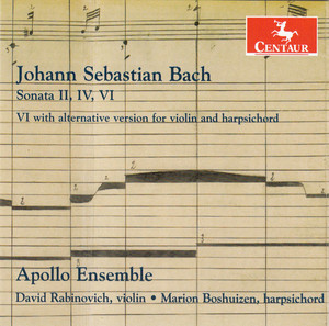 J.S. Bach: Sonatas for Violin & Harpsichord album