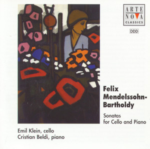 Mendelssohn, Sonatas for Cello & Piano cover