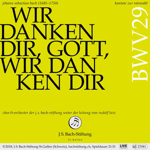 Bachkantate, BWV 29 - Wir danken dir, Gott, wir danken dir (Live) album
