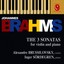 Brahms: Violin Sonatas Nos. 1 - 3 Albumcover