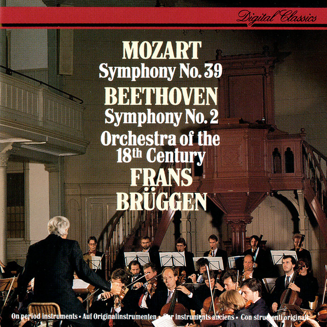 Mozart: Symphony No. 39 - Beethoven: Symphony No. 2 Albumcover