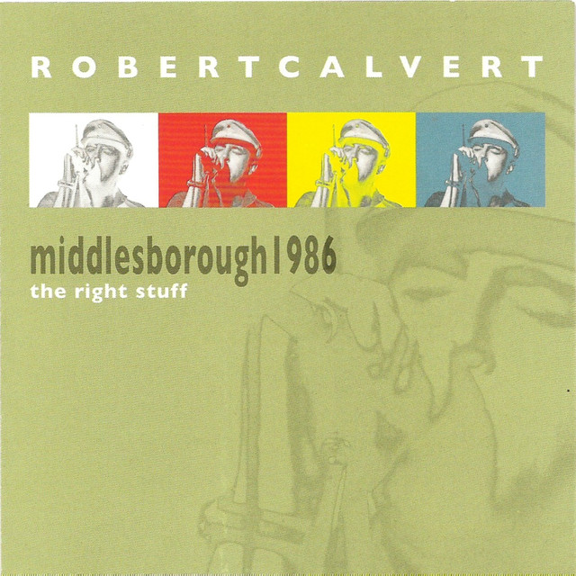 The Right Stuff, Middlesborough 1986 cover