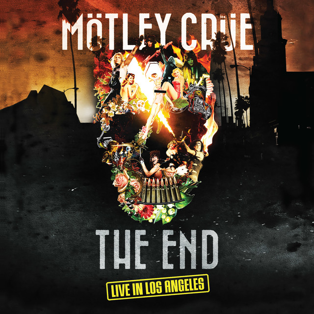 Omslag för The End - Live In Los Angeles av Mötley Crüe