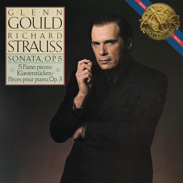 Strauss: Piano Sonata, Op. 5 & Fünf Klavierstücke, Op. 3 - Gould Remastered Albumcover