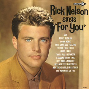 Rick Sings Nelson cover