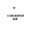I Love Bouyon Rgm Albumcover
