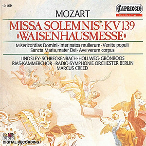 Mozart: Missa Solemnis, K. 139, "Waisenhausmesse" album