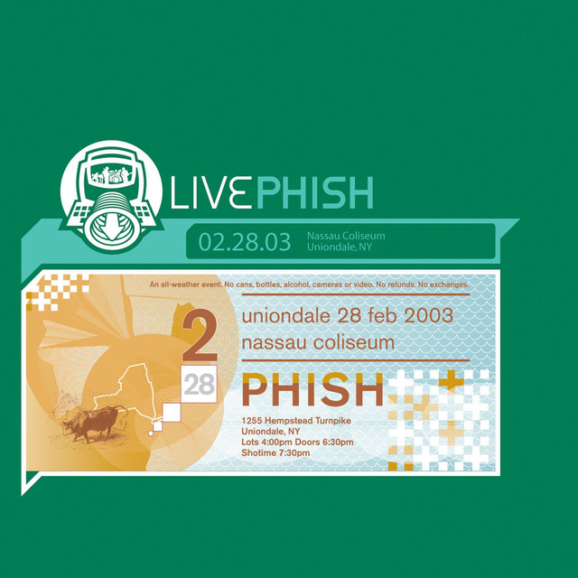 Livephish 2/28/03 (nassau Coliseum, Uniondale, Ny) cover