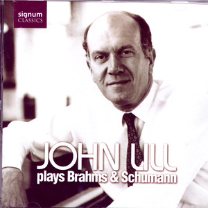 John Lill plays Brahms & Schumann cover