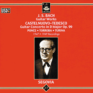 Bach: Guitar Works - Castelnuovo-Tedesco: Guitar Concerto cover
