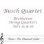 Beethoven: String Quartets Nos.15 & 16 Albumcover