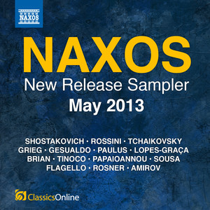 Naxos May 2013 New Release Sampler album
