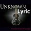 We Are Unknown Lyric Albumcover