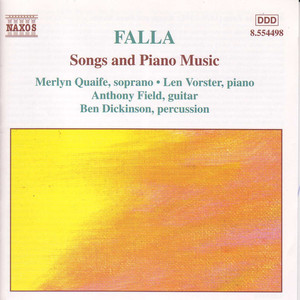 Songs and Piano Music cover