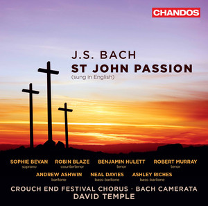 J.S. Bach: St. John Passion, BWV 245 (Sung in English) cover