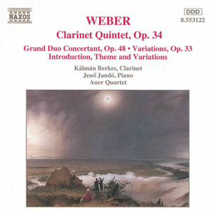 Clarinet Quintet, op. 34 / Grand Duo Concertant cover