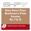 Dimo Dimov Plays Beethoven's Piano Sonatas No. 7 & No. 32 Albumcover