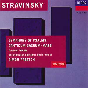 Stravinsky: Symphony of Psalms; Mass / Poulenc: Easter Motets album