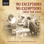 No Exceptions No Exemptions: Great War Songs Albumcover